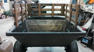 My New ATV Dump Cart / Wagon Project By Ohio Steel Industries With KVUSMC