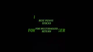 Best Penny StockS For Multibagger Return #stock #viral #shorts