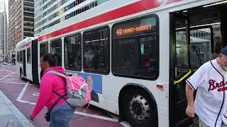 SEPTA Nova Bus #7329 on Route 48 to Front-Market at Market St & S 15th St