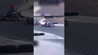 Karting Chaos: Intense Overtakes & Thrilling Race Finish! #shorts