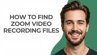 How To Find Zoom Video Recording Files - GUIDE!