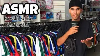 ASMR VLOG: NAS LOJAS DA MINHA CIDADE