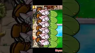 Multiplanting 9999 Cattail, max power, no cooling down, ra #plantsvszombies