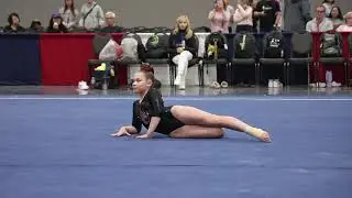 Giselle Leyvas 1st Place Floor SoCal State 2025 Wildfire Gymnast Level 9