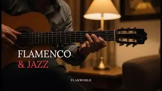 Slow Flamenco Jazz Guitar | Night Relaxation Soundscape
