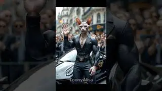 From Street Cat to Shredded Legend #shorts #cats #cat #kitty #ai