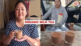 PURE FRESH MILK TEA AT MORNING MAKES MY DAY #TEALOVERS (Bina Rai Vlogs)