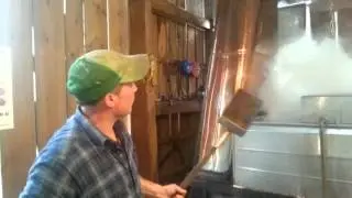 Heritage Farm Pancake House how to make maple syrup