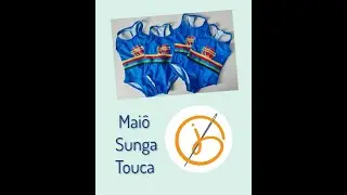 Mai&ocirc;, sunga e touca infantil