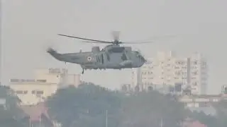Helicopter show on Navy Day from Radio Club, Mumbai on 4th December 2022.