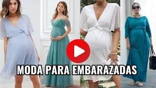 Outfit for pregnant women / maternity formal dresses 💡ideas de moda para embarazadas