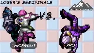 ThrowOut (Fox, Falcon) vs. Pho (Sheik) - Loser's Semifinals - Flash Mountain 2024