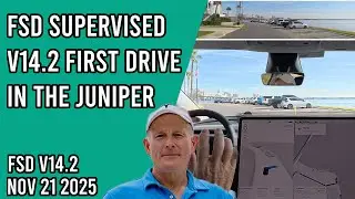 FSD Supervised v14.2 — первый привод в модели AI4 Juniper Y