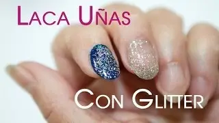 Como Hacer Lacas de Uñas con Glitter
