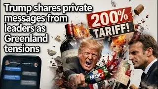 Trump Latest news: Trump shares private messages from leaders as Greenland tensions loom over Davos