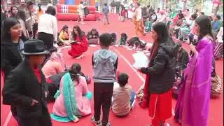 BHARTI INTERNATIONAL CONVENT SCHOOL- DRAWING COMPETITION BETWEEN STUDENT WITH HELP OF THEIR PARENTS
