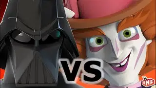 Darth Vader vs Mad Hatter sarlacc pit arena fight Disney Infinity toy box