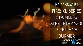 EcoSmart Fire: XL Series Stainless Steel Ethanol Fireplace Burner