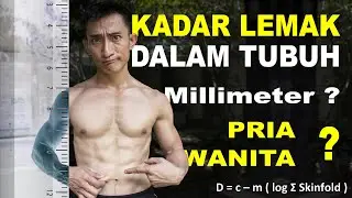 Cara Menghitung Kadar Lemak Dalam Tubuh (Pria dan Wanita)
