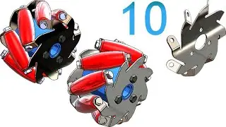 10-Project 41| Mecanum Wheel | SolidWorks Tutorial: right wheel assembly, mirrored rim, process list