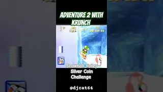 Snowball Valley Silver Coin Challenge! #DiddyKongRacing #Krunch #DKR