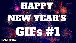 Best GIFs | Happy New Year's GIFs #1 | Holiday Compilation with Instrumental Music