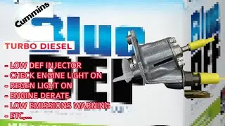 CUMMINS ISX15 НЕИСПРАВНОСТЬ ФОРСУНКИ DEF ПРОБЛЕМА С НИЗКИМ ВПРЫСКОМ DEF SPN 3568 SPN 3714