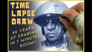BiKeR BOY TiMeLAPSE DRAWiNG. 7 minutes