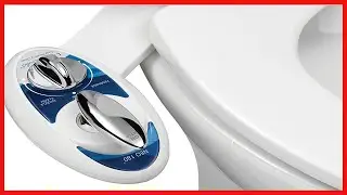 LUXE Bidet Neo 180 - Self Cleaning Dual Nozzle - Fresh Water Non-Electric Mechanical Bidet Toilet
