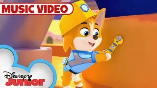 Time To Build 🐶🚜🎶 | Music Video | Pupstruction | NEW Show | @disneyjr​