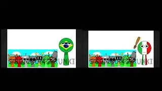 Countries beater funk phonks Sprunki oc Comparison @bombomsprunki 