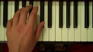 How To Play an F# Major Chord on Piano (Left Hand)