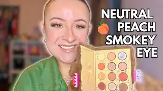 NEUTRAL PEACH SMOKEY EYE | THE MONSTERS BOOK OF MONSTERS PALETTE TUTORIAL