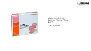 Allevyn Gentle Border Dressing 7 5cm x 7 5cm per 10 ALG771
