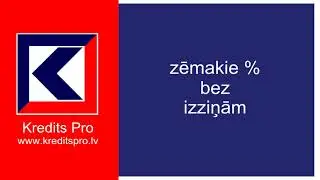 Kredits pret nekustama ipasuma kilu 500 000 Kredits Pro