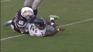 Desmond King catches his first NFL interception!