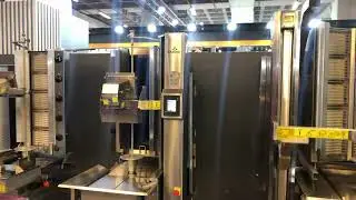 Full Automatic Doner Kebab Cutting Robot | Meat & Chicken Slicer Machine