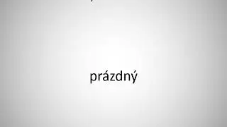 How to say abandoned in Czech?
