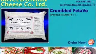 Macedonian Cheese Co | Crumbled FetaVo | manufacturer &  wholesaler | Toronto, Canada