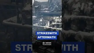 Aftermath of Russian strikes on Ukrainian power station