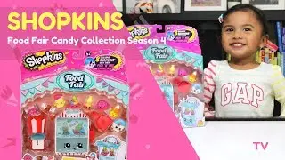 Shopkins Candy Collection Season 4 Food Fair Playset  (Toy Videos for Children)