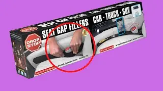 Drop Stop - The Original Patented Car Seat Gap Filler (AS SEEN ON Shark Tank)