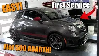 My 2015 Fiat 500 ABARTH Gets Its First Big Service!
