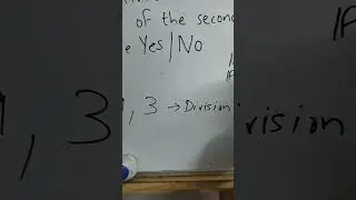 Check if the first number is multiple of the second number, write Yes/No
