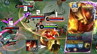 ALDOUS 650 STACK С FLICKER COMBO (секретные трюки🤫) враг получил шок