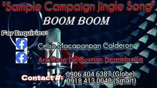 BOOM BOOM | CAMPAIGN JINGLE FOR DANIEL 