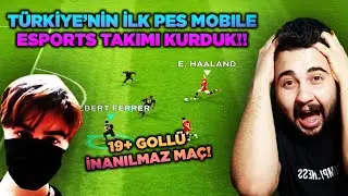 TOLGA İLE 19+ GOLL&Uuml; İNANILMAZ MA&Ccedil;! T&Uuml;RKİYE'DE İLK!! EFOOTBALL PES 2021 MOBILE