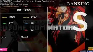 Osu!Mania: DJ Sharpnel - Future Dominators 1.2x (IcyWorld) 95.03% S