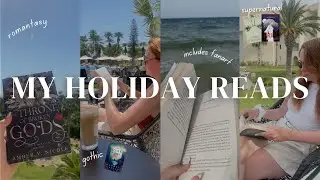 fantasy books I read on holiday ☀️ | including my favourite fanart