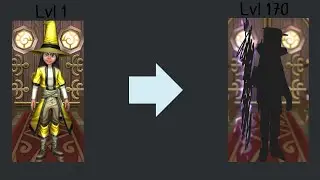 Level 1 to 170 Wizard 101 (Myth)